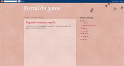 Desktop Screenshot of portaldegatos.blogspot.com