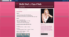 Desktop Screenshot of bebidolpage.blogspot.com