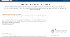 Desktop Screenshot of christian-testimony.blogspot.com