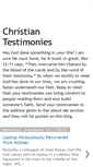 Mobile Screenshot of christian-testimony.blogspot.com
