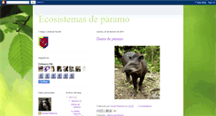 Desktop Screenshot of ecosistemasparamo.blogspot.com