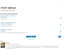 Tablet Screenshot of abroaduniversitiesguide.blogspot.com