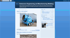 Desktop Screenshot of endurancemachines.blogspot.com