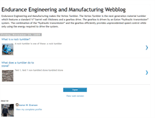 Tablet Screenshot of endurancemachines.blogspot.com