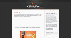 Desktop Screenshot of ceilingfanpodcast.blogspot.com