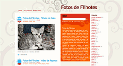 Desktop Screenshot of fotosdefilhotes.blogspot.com