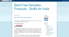 Desktop Screenshot of free-product-sample-stuffsindia.blogspot.com
