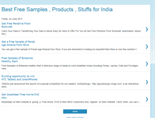 Tablet Screenshot of free-product-sample-stuffsindia.blogspot.com