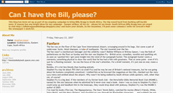 Desktop Screenshot of canihavethebillplease.blogspot.com