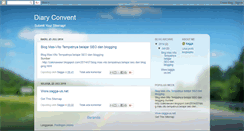 Desktop Screenshot of diaryconvent.blogspot.com