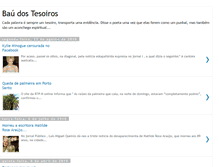 Tablet Screenshot of baudostesoiros.blogspot.com