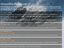 Tablet Screenshot of elsoszerelem.blogspot.com