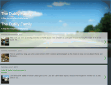 Tablet Screenshot of dutillyfamily.blogspot.com