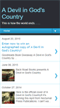 Mobile Screenshot of devilingodscountry.blogspot.com