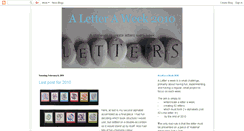 Desktop Screenshot of aletteraweek2010.blogspot.com