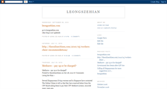 Desktop Screenshot of leongszehian.blogspot.com