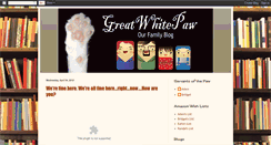 Desktop Screenshot of greatwhitepaw.blogspot.com