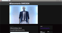 Desktop Screenshot of milanstankovicsweden.blogspot.com