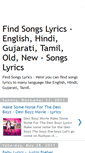 Mobile Screenshot of findsongslyrics.blogspot.com