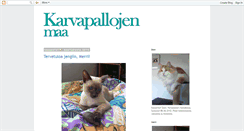 Desktop Screenshot of karvapallojenmaa.blogspot.com