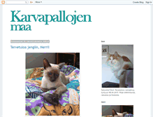 Tablet Screenshot of karvapallojenmaa.blogspot.com