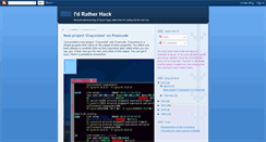 Desktop Screenshot of idratherhack.blogspot.com