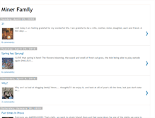 Tablet Screenshot of minerfamilyblog.blogspot.com