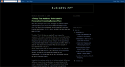 Desktop Screenshot of businessppt11.blogspot.com