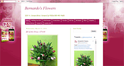 Desktop Screenshot of bernardosflowers.blogspot.com