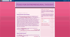 Desktop Screenshot of foodforentrepreneurialthought.blogspot.com