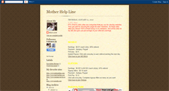 Desktop Screenshot of motherhelpline.blogspot.com