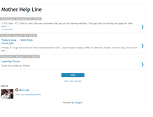 Tablet Screenshot of motherhelpline.blogspot.com