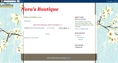 Desktop Screenshot of noraboutique.blogspot.com