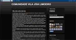 Desktop Screenshot of comunidadevilajoialimoeiro.blogspot.com