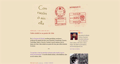 Desktop Screenshot of conrazonosinella.blogspot.com