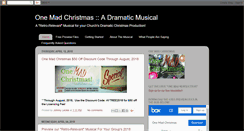 Desktop Screenshot of onemadchristmas.blogspot.com