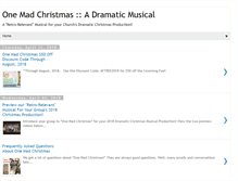 Tablet Screenshot of onemadchristmas.blogspot.com