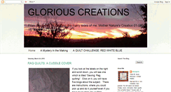 Desktop Screenshot of gloriouscreations.blogspot.com