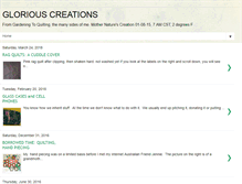 Tablet Screenshot of gloriouscreations.blogspot.com