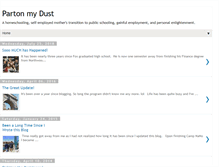 Tablet Screenshot of partonmydust.blogspot.com
