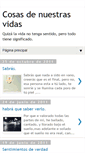 Mobile Screenshot of cosas-de-nuestras-vidas.blogspot.com