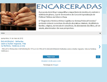 Tablet Screenshot of encarceradas.blogspot.com