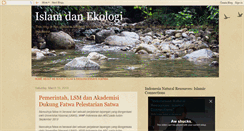 Desktop Screenshot of agamadanekologi.blogspot.com