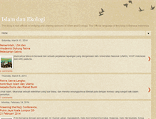 Tablet Screenshot of agamadanekologi.blogspot.com