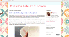 Desktop Screenshot of miaka-mylife.blogspot.com