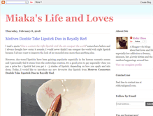 Tablet Screenshot of miaka-mylife.blogspot.com