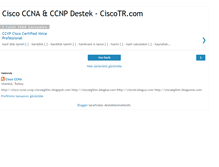 Tablet Screenshot of cisco-ccna-ccnp-ciscoegitim.blogspot.com