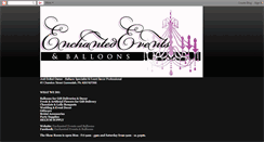 Desktop Screenshot of enchantedeventsballoons.blogspot.com