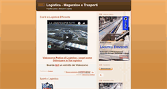 Desktop Screenshot of logistica-e-trasporti.blogspot.com