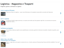 Tablet Screenshot of logistica-e-trasporti.blogspot.com